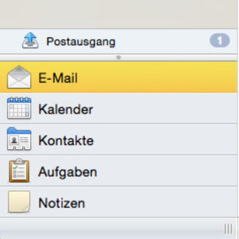 Outlook 2011 „hängt“ beim Senden von Emails – der Ordner Postausgang ist aber nicht vorhanden