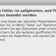 Powerpoint 2011 stürzt im Präsentationsmodus ab